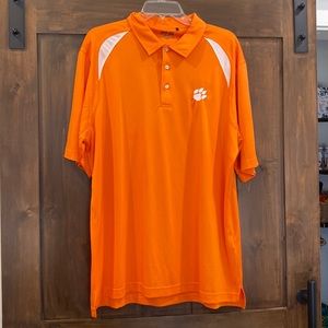 E290 Men's Ping Sz. L Clemson Tigers Polo EUC